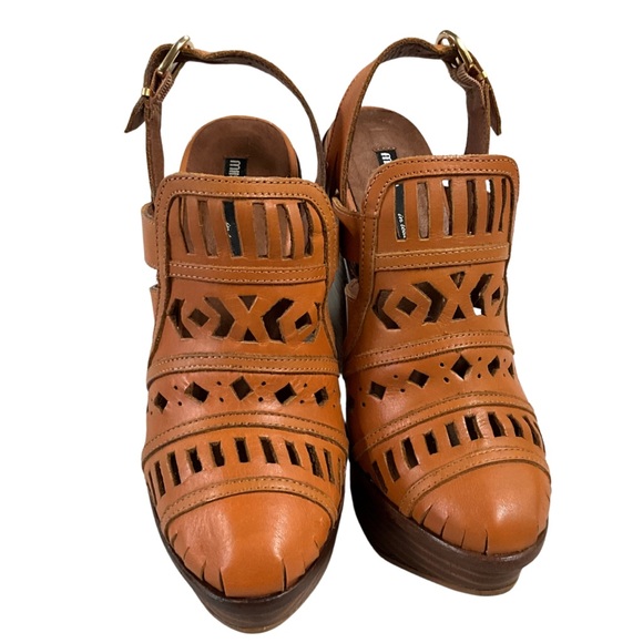 Miista Ori Tan Leather Heeled Sandal, New in Box, EU Size 37 - Picture 3 of 8